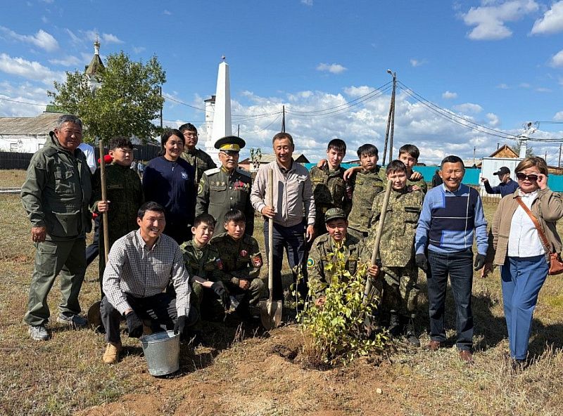 В Новоселенгинске высадили Сад памяти