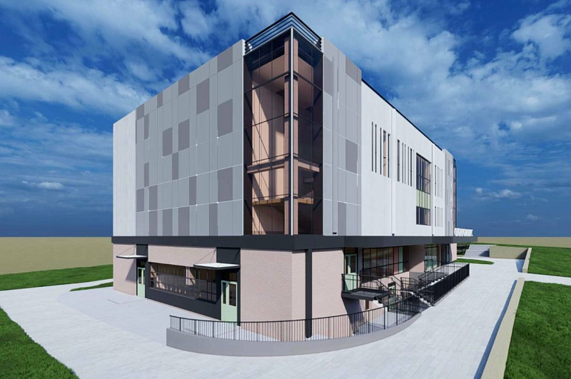 Трёхэтажный спортивный зал с цоколем проектируют для авиационного техникума в Улан-Удэ